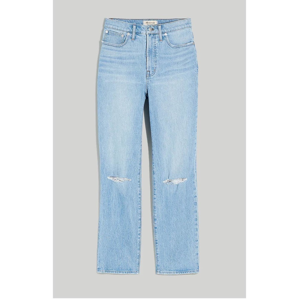 Madewell The Perfect Vintage Straight Jean in Westanna Wash Size 33P NWT